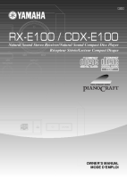 Yamaha RXE-100-Owners-Manual